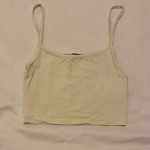 Bershka Cream Camisole Top